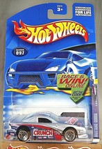 2002 Hot Wheels #97 Sweet Rides-CRUNCH 3/4 Mustang Cobra Gray w/Lace Spoke China - £6.45 GBP