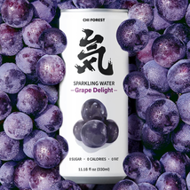 GENKI FOREST Flavored Sparkling Water, Grape Delight, 11.15 Fl Oz Cans(Pack of 2 - £38.12 GBP