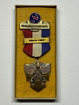 1961, U.S. Army Pacific, Usarpac, Timed Fire, Marksmanship Medal, Blackinton - £11.67 GBP