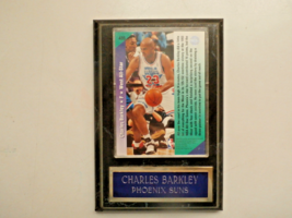 Charles Barkley NBA Basketball Phoenix Suns Framed Wood Wall Plaque Card # 435. - £11.98 GBP