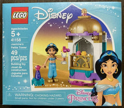 LEGO Disney Princess 41158 Jasmine&#39;s Petite Tower 49pc Set Building Blocks Toy - £14.15 GBP