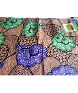 6 Yards poly-cotton African Ankara plaid And Dashiki Prints abric. Berries - $62.90 CAD