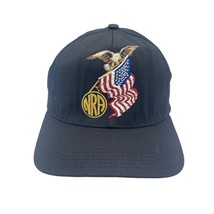 Vintage NRA Millennium Member Snapback Hat, Black Cap, Eagle &amp; Flag, MADE IN USA - $22.00