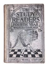 The Study Readers Fourth Year By Walker &amp; Parkman Hardcover 1924 Antique... - $27.00