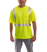 Tingley Job Sight S75022 High Visibility Class 2 T-Shirt, 3X, Fluorescent Yellow - $18.60