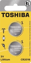 Toshiba CR2016 Battery 3V Lithium Coin Cell (100 Batteries) - £3.91 GBP+