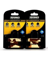 2 Ct Brinks Home Security Commercial 672-40081 Weather Resistant Steel Lock - $29.82 CAD