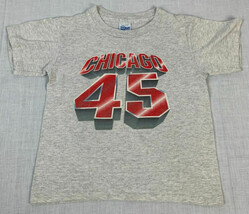 Vintag Chicago Bulls T Shirt Salem Sportswear Michael Jordan 90s NBA Boys 5-6 - $19.99