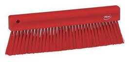 Vikan 45824 13&quot; Red Bench Brush, Polyester - £33.08 GBP