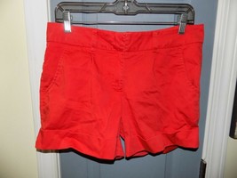 THE LIMITED RED Drew Fit Shorts  Size 10 Women&#39;s EUC WONDERFUL COLOR - $20.44