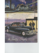 &#39;47 Chrysler Print Ad- Chrysler Coupe, Factory, Industry, Welder, Securi... - £12.59 GBP