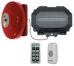 Wireless Commercial Bell Kit supplied with a Loud 85 dB Adjustable  Bell - £199.94 GBP