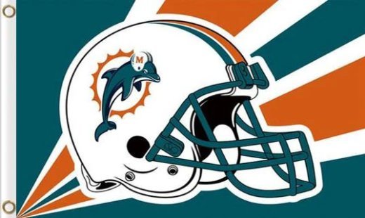 Miami Dolphins Logo US Flag 3X5 Ft Polyester Banner USA 90x150cm - $20.00