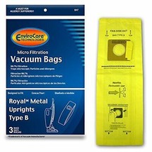 EnviroCare Replacement Micro Filtration Vacuum Cleaner Dust Bags for Royal Uprig - £6.91 GBP