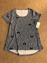 Lularoe Disney Classic T Shirt NEW NWT S Small Minnie Mouse Bubble Print HTF - £7.58 GBP