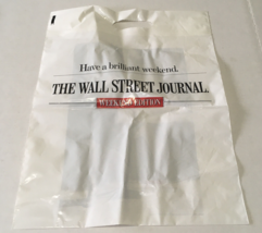 The wall street journal weekend edition plastic bag movie photo prop - $24.70