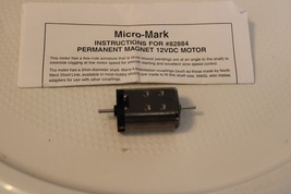 HO Scale Micro-Mark Permanent Magnet 12VDC Motor, BNOS #82884 - £31.32 GBP