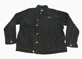 Vintage Y2K Balla Black Corduroy Shacket Casual Shirt/Jacket Men&#39;s  XXL ... - $65.55