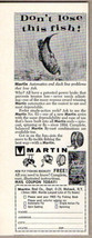 1966 Vintage Ad Martin Fishing Reels Mohawk,NY - $11.11