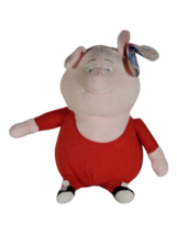 TY Beanie Baby 6&quot; GUNTER the Pig (Sing) Plush Stuffed Animal MWMT&#39;s Heart Tags - £9.42 GBP