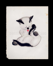 Siamese Kitten Grooming by Clare Turlay Newberry 1930s Illustration of Siamese C - £7.07 GBP