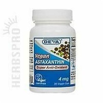 Deva Vegan Vitamins Astaxantin 4Mg Vegan 30 Sgel - £10.58 GBP