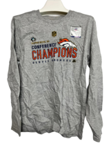 NFL Team Apparel YOUTH Superbowl Denver Broncos Long Sleeve T-Shirt LARG... - $12.86