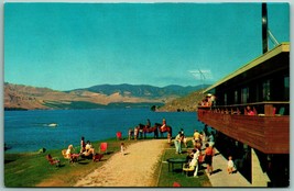 Party at Darnell&#39;s Resort Lake Chelan Washington WA UNP Chrome Postcard H6 - £7.80 GBP