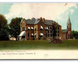 Court House Square Fremont Ohio OH Rotograph UDB Postcard V19 - $4.90