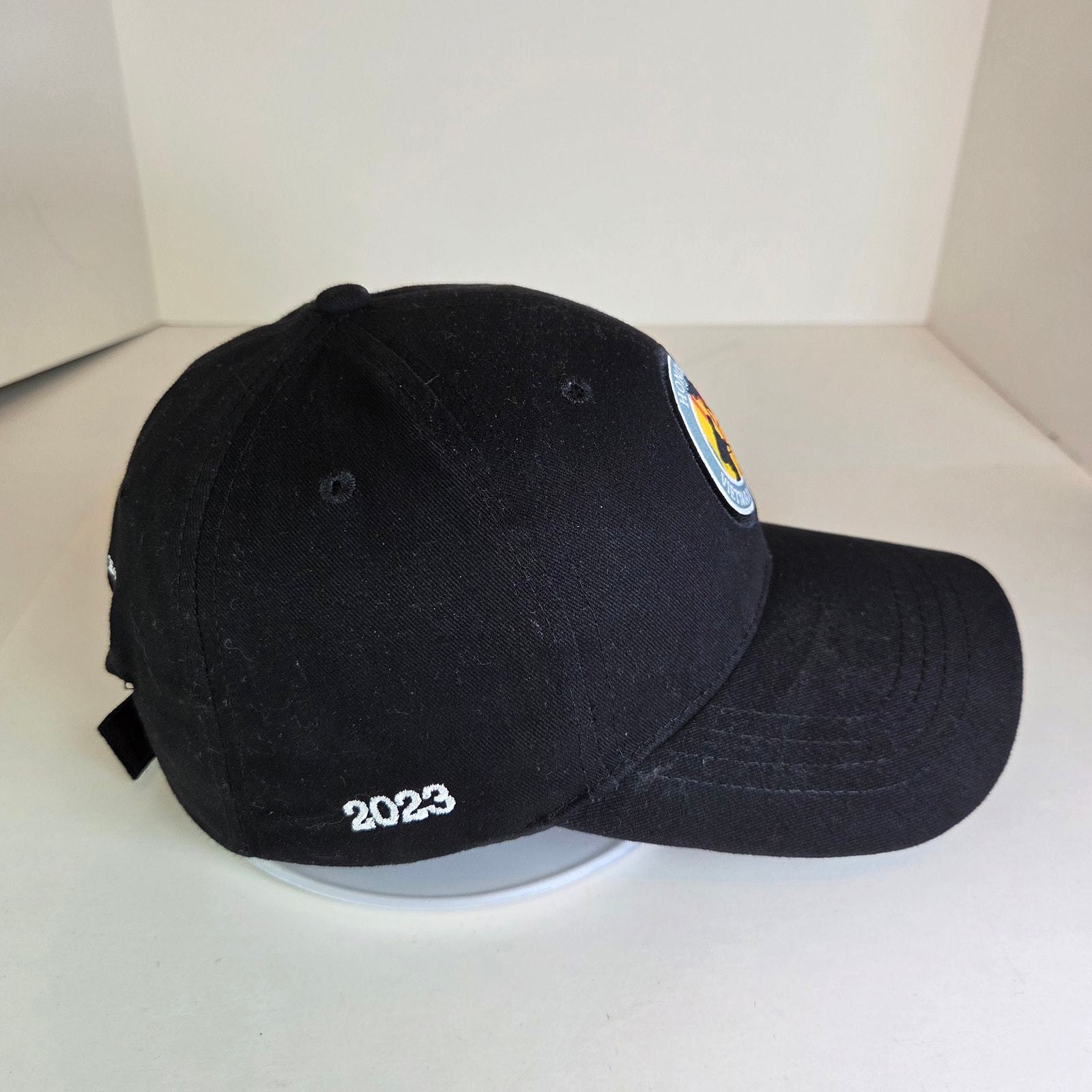 USAA Honoring Vietnam Veterans 2023 Black Adjustable Strapback Hat Cap Item image 4