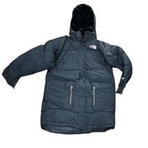 Mens The North Face Black 550 Fill Goose Down Long Heavy Parka Coat Jack... - $499.99