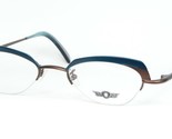 BOZ by J.F. Rey CALECHE 32 TEAL /BROWN EYEGLASSES GLASSES 48-20-144mm (N... - $213.93