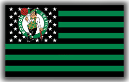 Boston Celtics Basketball Team US Flag Star&amp;Strup 90x150cm 3x5ft Banner - $19.09 CAD