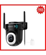 5MP 5G Security Camera with 360° PTZ, Night Vision &amp; AI Alerts -  Waterp... - $72.99 CAD