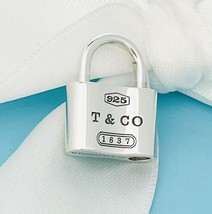Tiffany 1837 Padlock Lock Charm Pendant in Sterling Silver FREE Shipping - £211.60 GBP