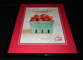 Wendy&#39;s 2010 Tomatoes 11x14 Framed ORIGINAL Advertisement  - £27.68 GBP