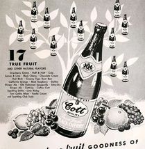 1953 Colt Black Cherry Soda Real Fruit Advertisement Pop Carbonated Drin... - €25,75 EUR