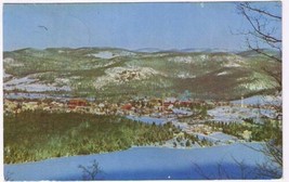 Quebec Postcard Ste Agathe-des-Monts From Top Of Mt Kingston Ski Area - £3.17 GBP