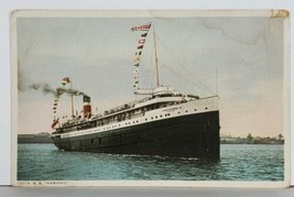 Steamship S.S. HAMONIC 1920s Postcard K16 - £3.15 GBP