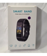 Purple Wristband Smart Watch 115 Plus-Waterproof Fitness &amp; Health Tracker - $279.41 MXN