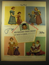 1950 Talon Margaret O&#39;Brien Frocks fashioned by Suzy Brooks Advertisement - £14.60 GBP