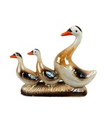 Vintage Lusterware Geese Family Trio Figurine - £13.94 GBP