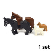 Horse &amp; Dog Swat Weapon Soldier Fence Ghillie Army WW2 Figures Building Block - £13.25 GBP