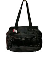 Simply Basic Tote Bag Purse Shoulder Bag Black Multiple Zippered Pockets... - $43.23 CAD