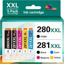 280XXL 281XXL Compatible for Canon Ink 280 and 281 Cartridges Replacemen... - $36.37