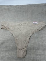 Cacique Beige Comfort Bliss Thong Panty Size 14/16 - $11.99