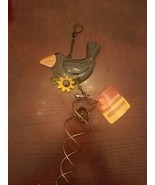 Black Bird With Bell Hanging Metal Type Decoration-Brand New-SHIPS N 24 HRS - $562.24 MXN