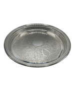 Newport by Gorham 12&quot; Round Silver Plate Serving Tray - £35.35 GBP