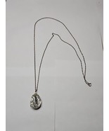 Long Chain with Crystal-Like Pendant, 26&#39;&#39; Vintage - $183.25 MXN