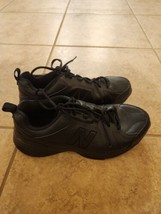 New Balance 608 Men Size 12 Black Slip Resistant Sneakers - $29.69